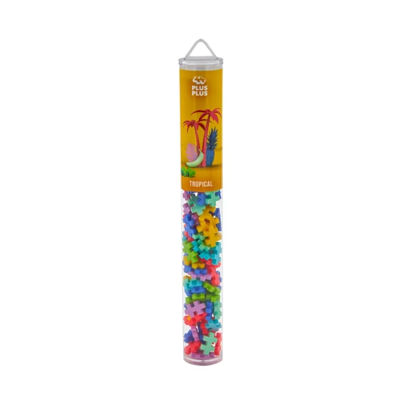 Plus-Plus Tropical mix / 100 pcs Tube