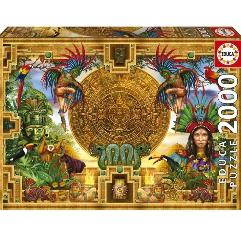 Puslespil Aztec Mayan Montage 2000 brikker
