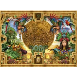 Puslespil Aztec Mayan Montage 2000 brikker