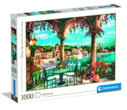 Puslespil Balcony view of Lake Como 1000 brikker