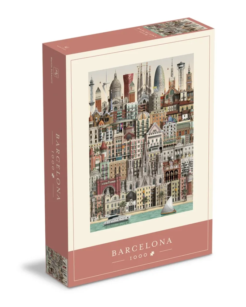 Puslespil barcelona 1000 brikker