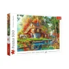 Puslespil Cottage by the river 500 brikker