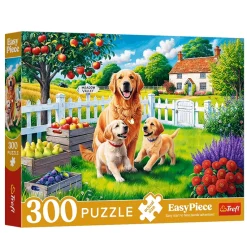 Puslespil Dogs in the countryside 300 brikker