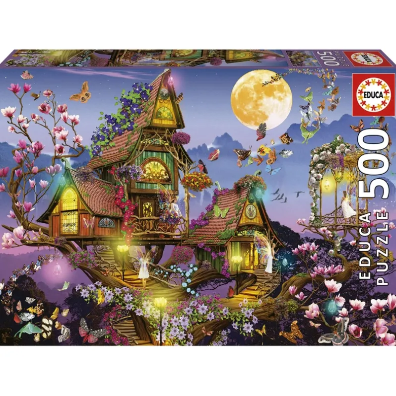 Puslespil Fairy House 500 brikker