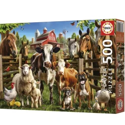 Puslespil Farmyard Buddies 500 brikker