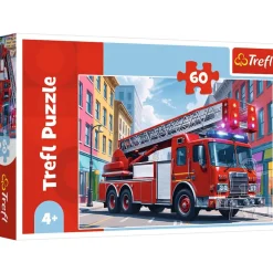 Puslespil Fire truck 60 brikker