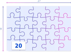 Puslespil Frozen 2x20 brikker