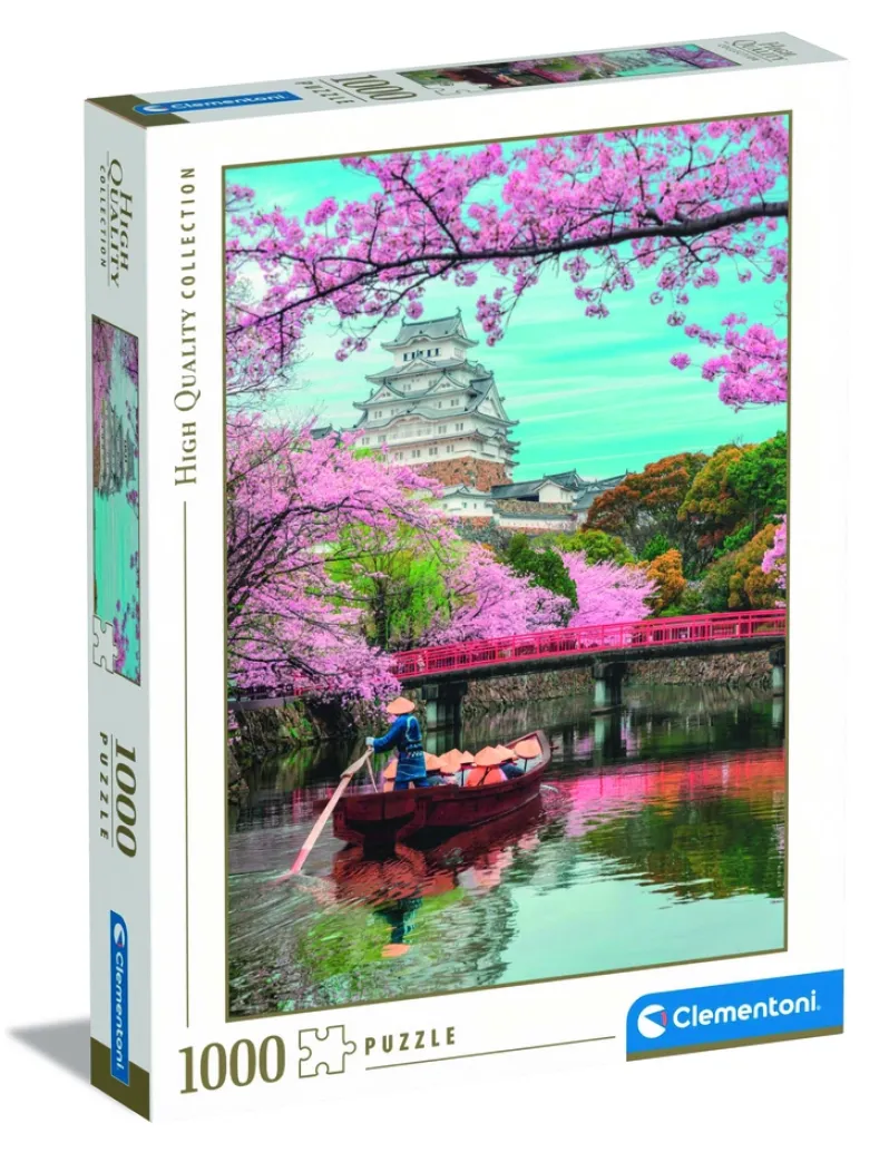 Puslespil Himeji Castle in Spring 1000 brikker