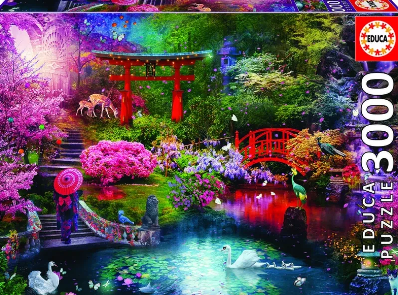 Puslespil Japanese Garden 3000 brikker