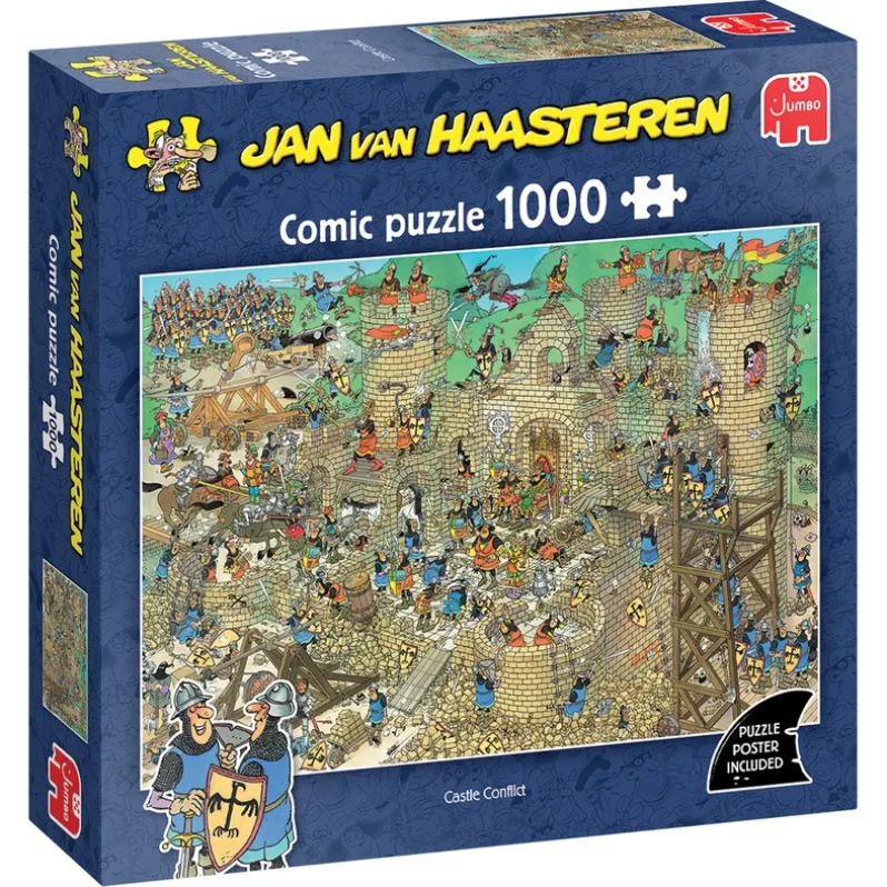 PUSLESPIL JVH CASTLE CONFLICT 1000 BRIKKER