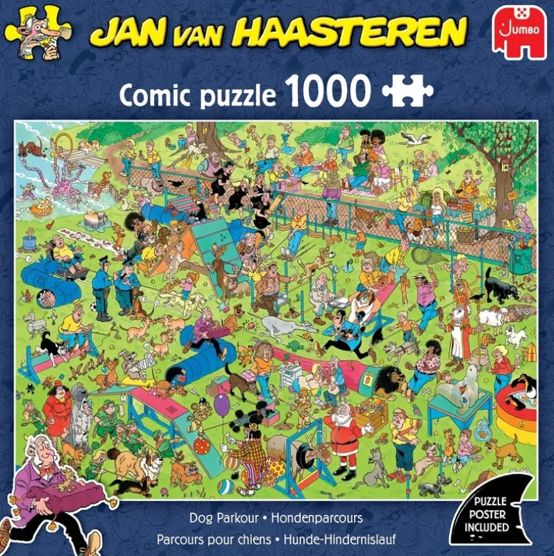 Puslespil JvH Dog Parkour 1000 brikker