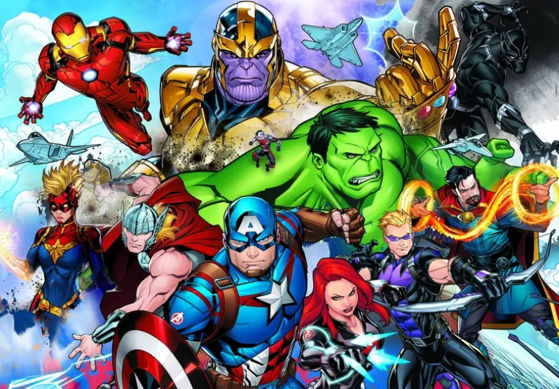 Puslespil Marvel Avengers 104 brikker