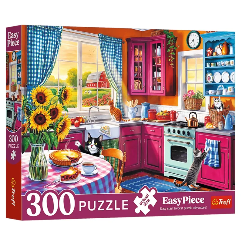 Puslespil Morning in the kitchen 300 brikker