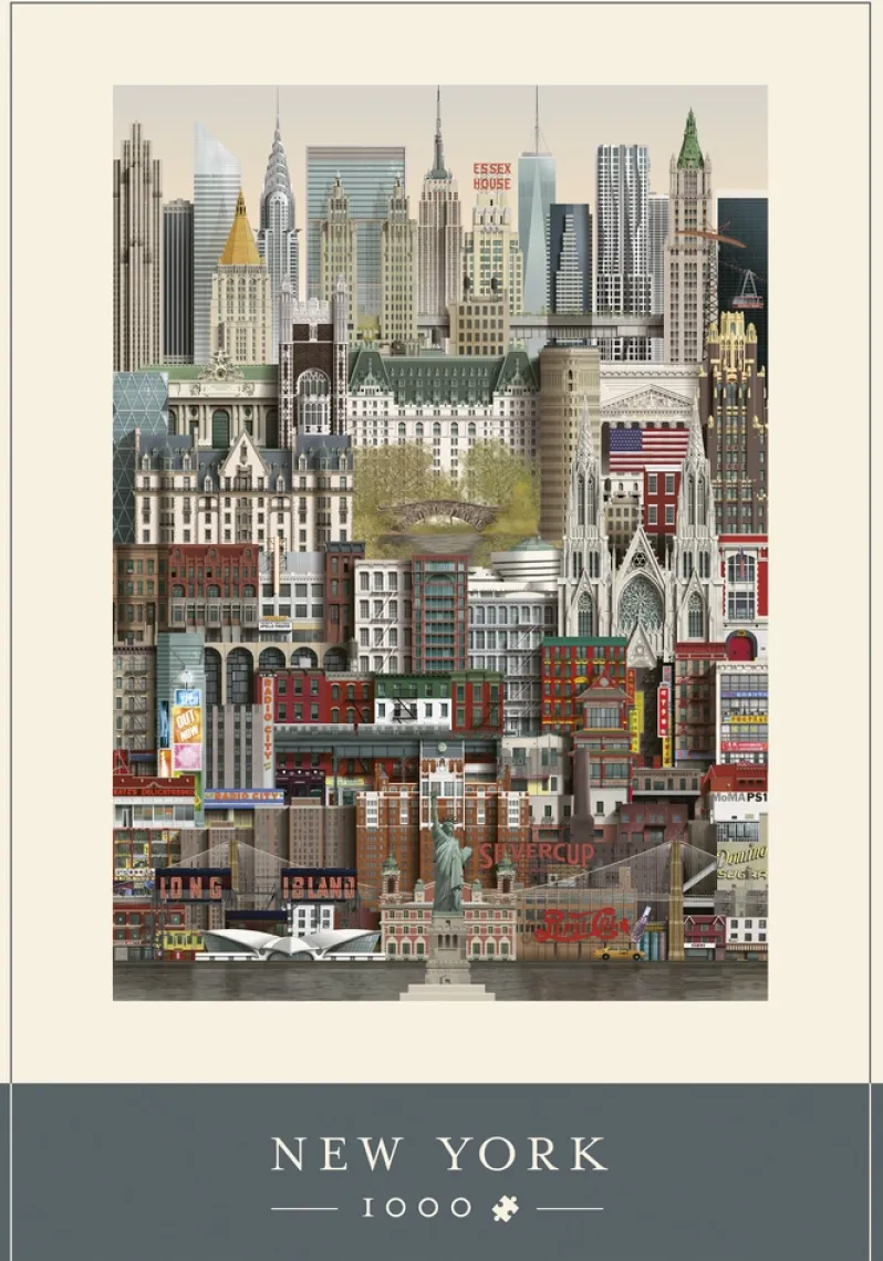 Puslespil new york 1000 brikker