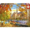 Puslespil Notre Dame In Autumn 1000 brikker