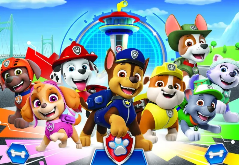 Puslespil Paw Patrol 180 brikker