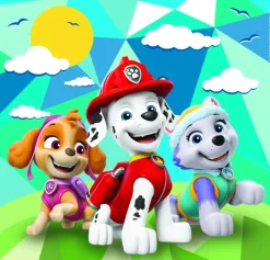 Puslespil Paw Patrol 3x48 brikker