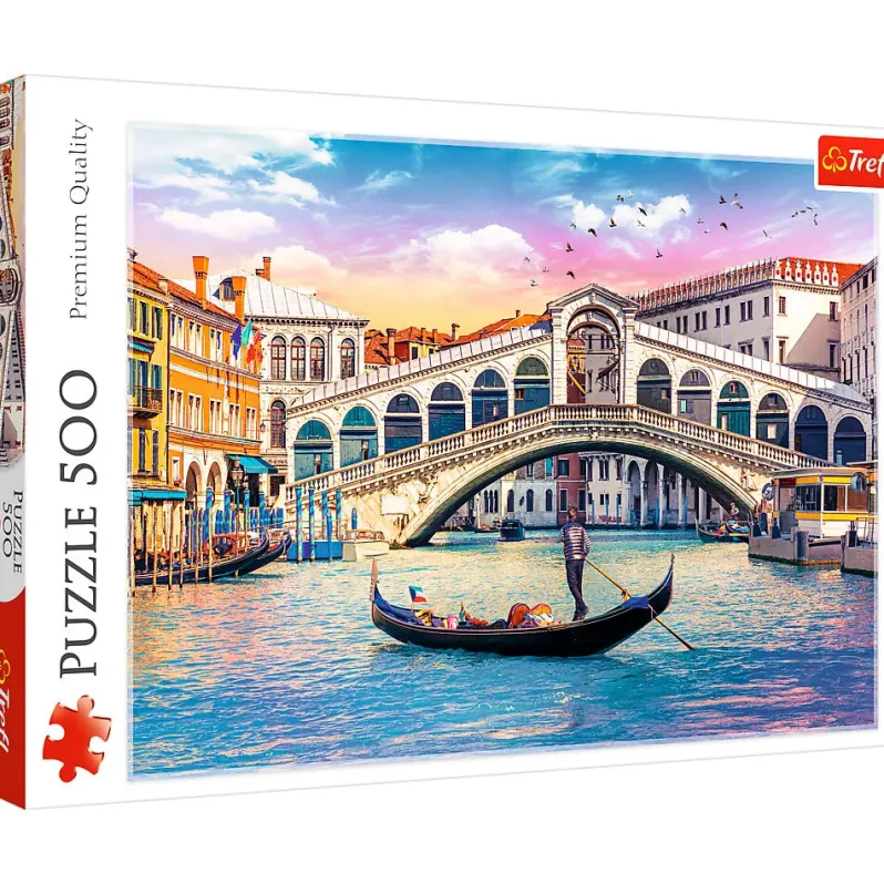 Puslespil Rialto bridge Venice 500 brikker