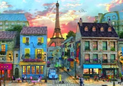 Puslespil Streets of Paris 1000 brikker