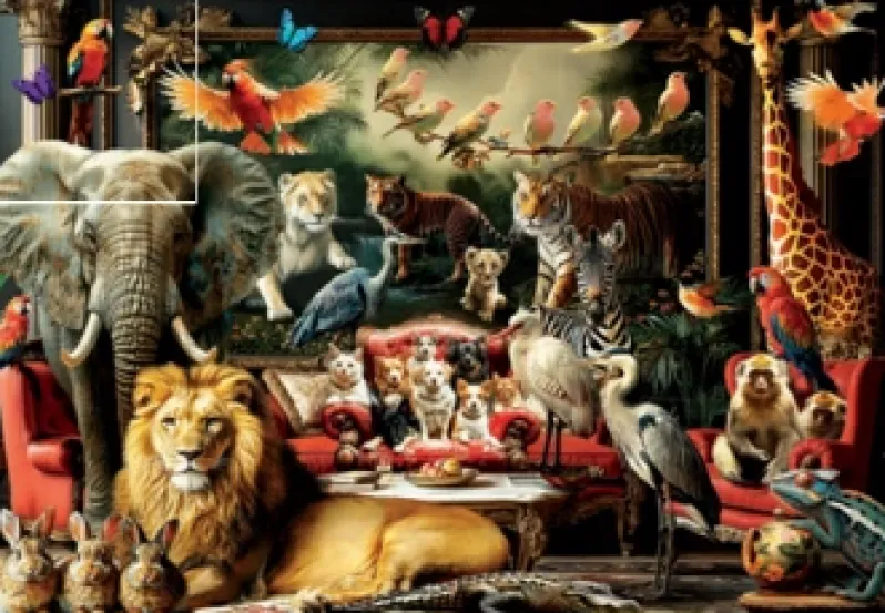 Puslespil The Animal Mansion 1500 brikker