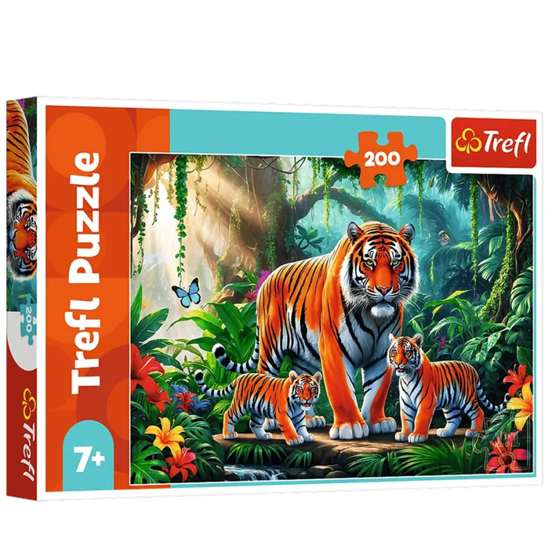 Puslespil Tiger habits 200 brikker