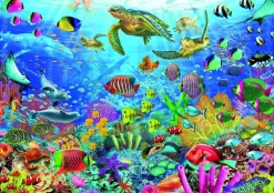 Puslespil Tropical Fantasy Turtles 1000 brikker