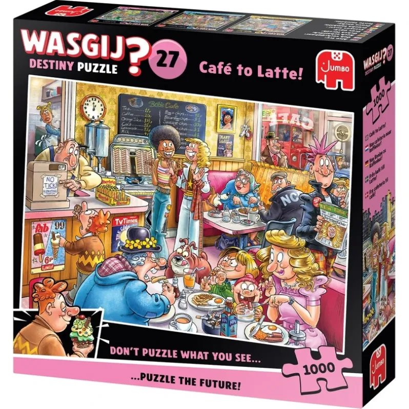 Puslespil Wasgij Destiny 27 Café to Latte! 1000 brikker