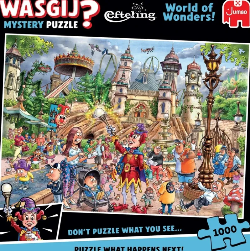 Puslespil Wasgij Mystery Efteling World of Wonders! 1000 brikker
