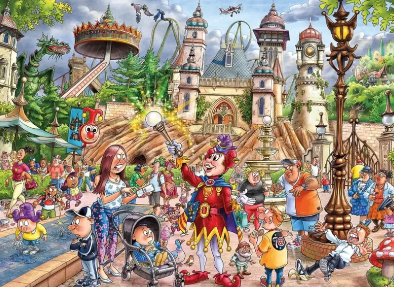 Puslespil Wasgij Mystery Efteling World of Wonders! 1000 brikker
