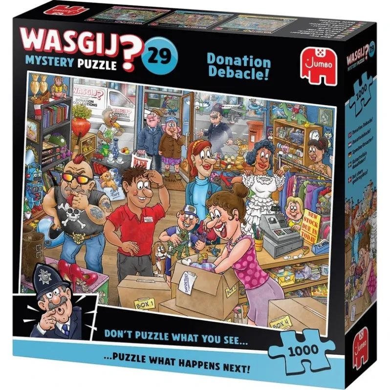 Puslespil Wasgij Mystery 29 Donation Debacle! 1000 brikker