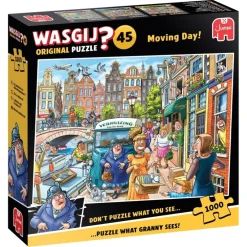 Puslespil Wasgij Original 45 Moving Day! 1000 brikker