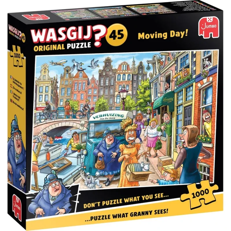 Puslespil Wasgij Original 45 Moving Day! 1000 brikker