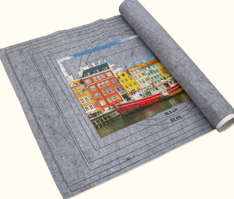Puslespilstæppe 130x89cm