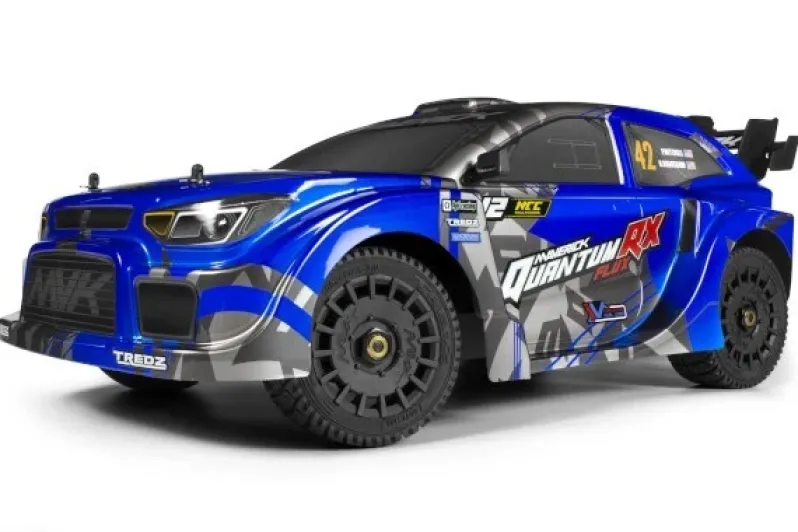 QuantumRX Rally Car Body - Blue