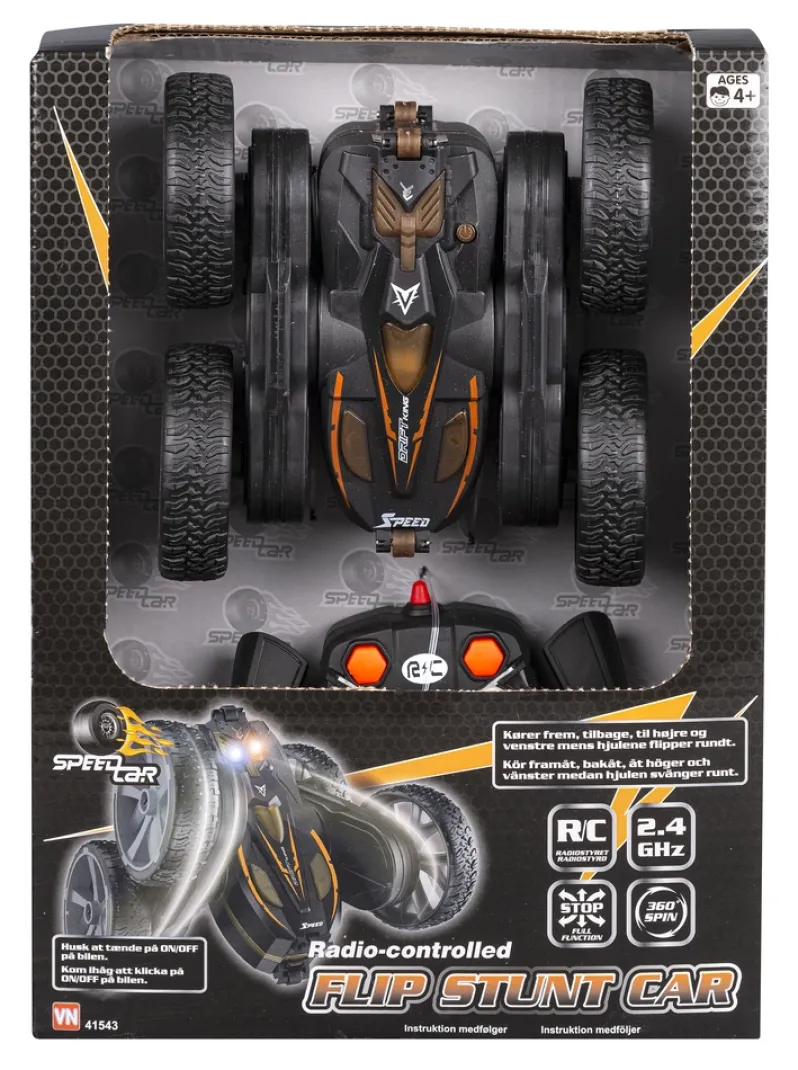 R/C 2,4 highspeed flipcar med lys