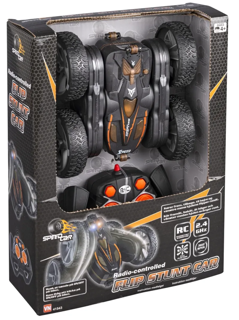 R/C 2,4 highspeed flipcar med lys