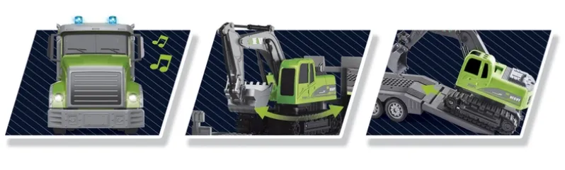 RC EXCAVATOR OG TRUCK