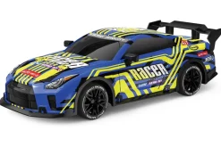 RC Racer med lys og try me funktion blå/gul