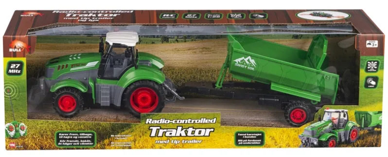 RC TRAKTOR MED ANHÆNGER