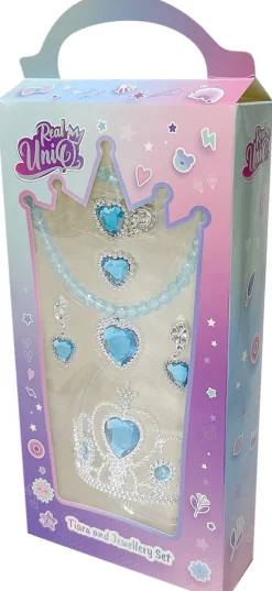 Real UniQ smykkesæt med tiara ass