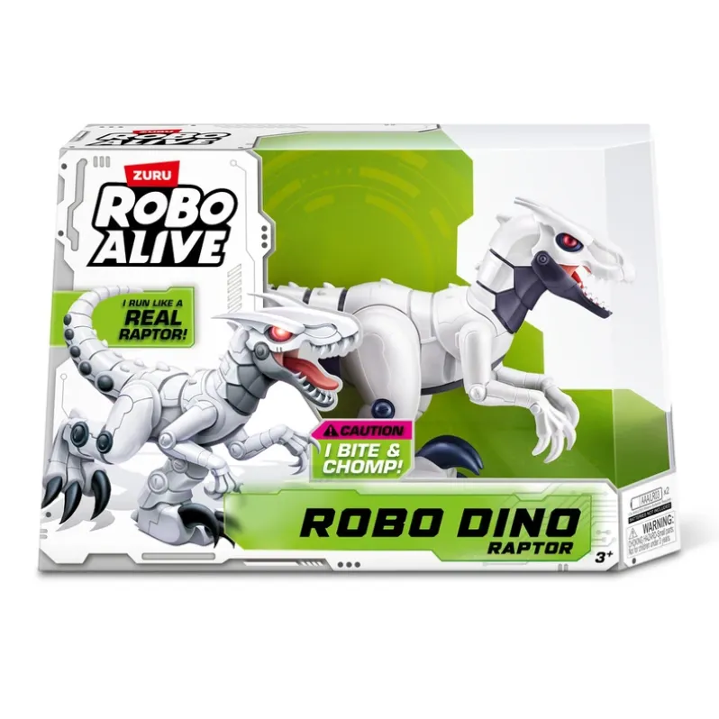 Robo Alive Raptor dino hvid