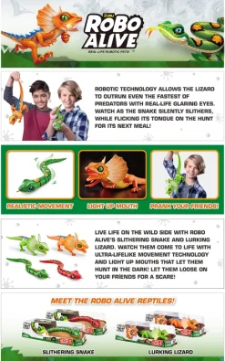 Robo Alive Robotic Lizard ass
