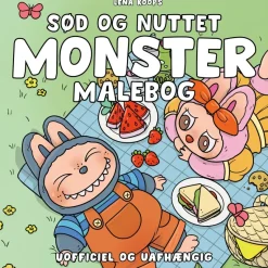 Sød og nuttet monster malebog - Cozy Coloring