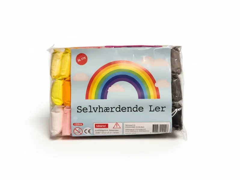 Selvhærdende ler 36 farver