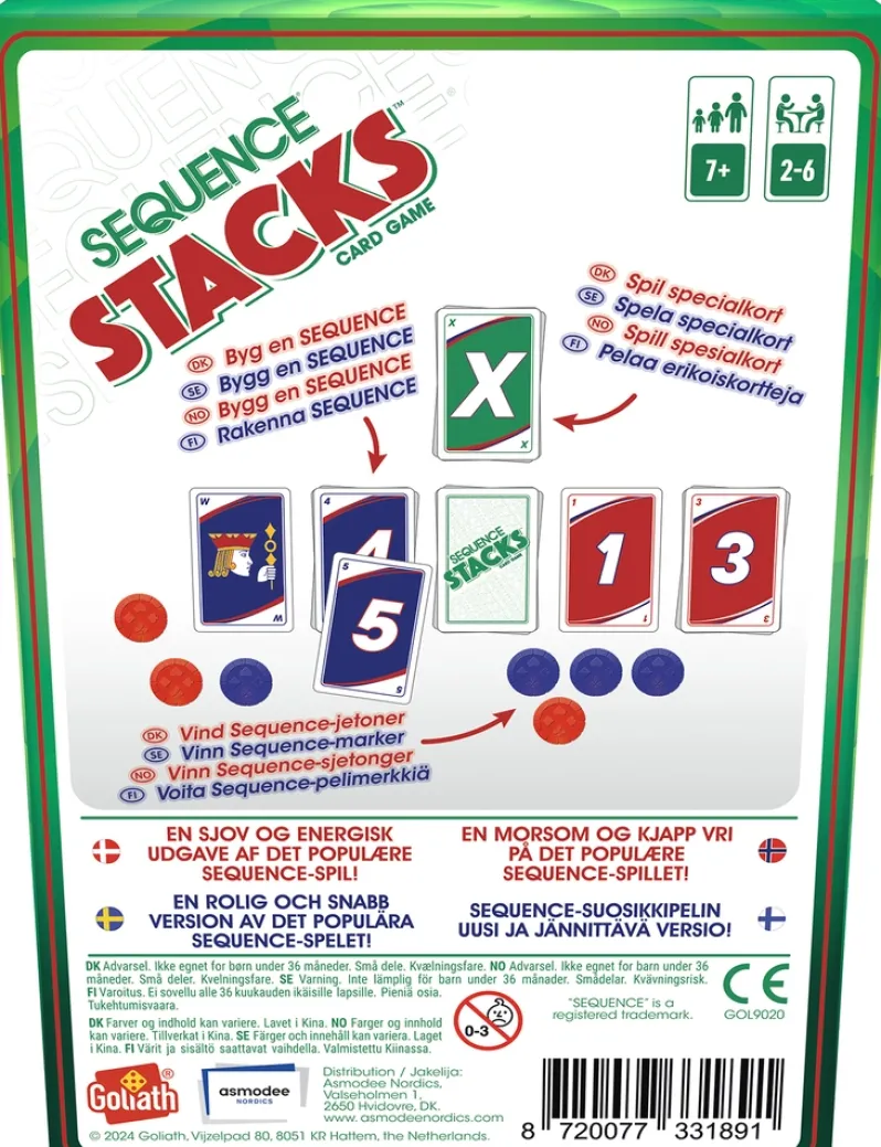 Sequence Stacks kortspil