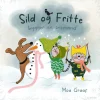 Sild og Fritte bygger en snemand