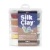 Silk clay 10 ass støvede farver 40 g