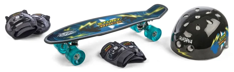 Skateboard med sikkerhedssæt