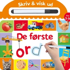 Skriv og visk ud – De første ord