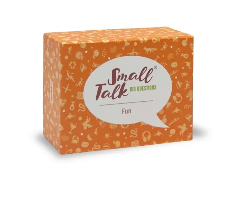 Small Talk - big questions orange